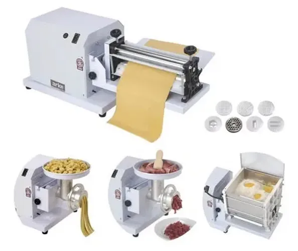 Arke multi mix máquina de massa caseira laminador moedor carne sovadeira