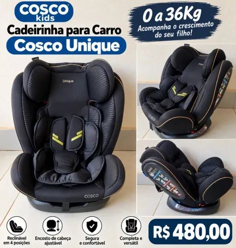 Cadeira para Carro Cosco Unique 0 a 36kg