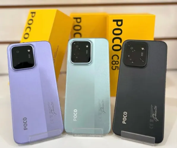 Celular Xiaomi Poco c85 4G NFC 128GB + 6GB RAM PRETO VERDE ROXO LACRADO 
