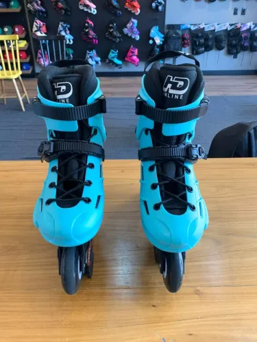 Patins Hd Inline New Skull Verde 80mm