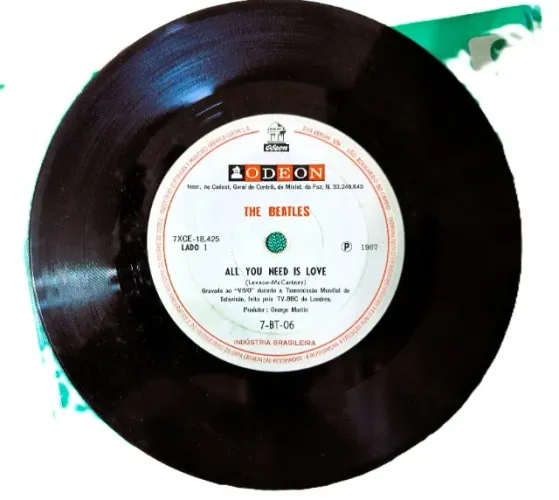 THE BEATLES Compact LP - All You Need is Love + Baby, You're a Rich Man