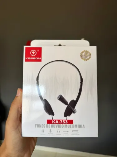 Fone com microfone Kapbom
