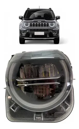 Farol Jeep Renegade Full Led Direito 2022 2023 2024 2025 Ori Direito/passageiro