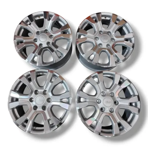 Jogo De Rodas Ford Ranger Xlt Aro 18 2020 Original Zeradas Cinza