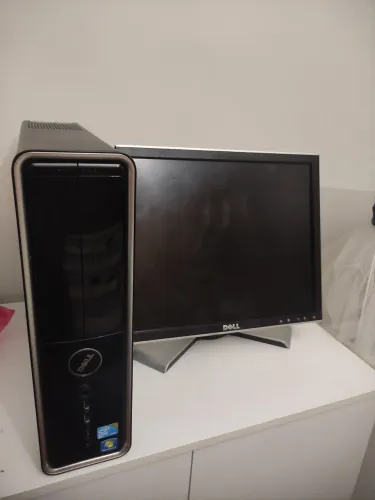 Computador Dell + monitor Dell formatado w10 pronto pra o uso core 2 duo 4 gb HD de 640