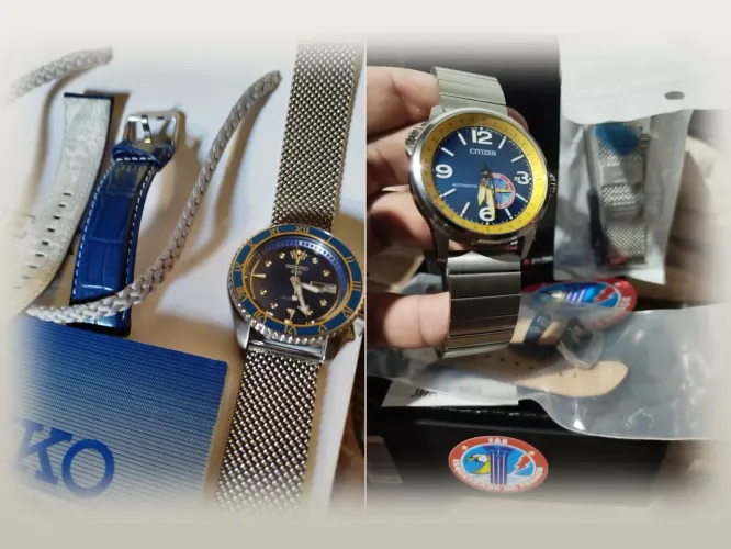 Relógio Citizen+Seiko street fighter edições especiais 