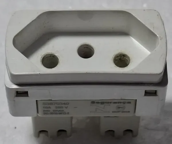 Tomada Modular 10A Miluz Mod S3B70340 Schneider Electric