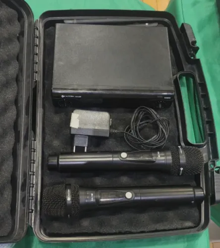 2 microfones kadosh profissional