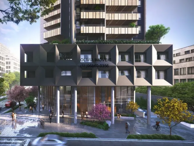 Apartamento com 44,39Mts com 1 suíte, terraço, 1 vaga em Pinheiros, na Av. Pedroso de Mora