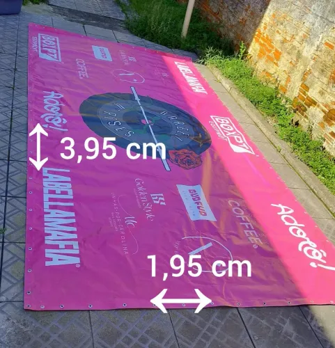 3 Lonas p/Fachada (usadas)