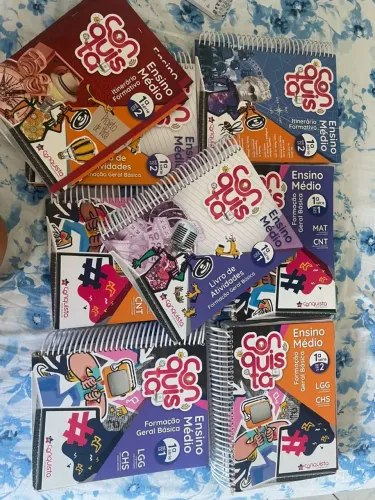 VENDO LIVROS 1 ANO ENSINO MEDIO CONQUISTA