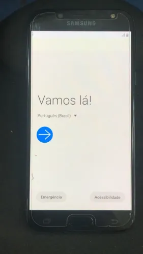 Smartphone Samsung Galaxy J5 Pro Dual Chip - tela com burning