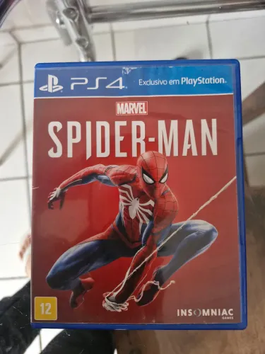 Jogo spiderman 2018 para ps4, mídia física