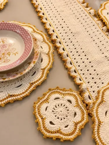 Conjunto de crochê