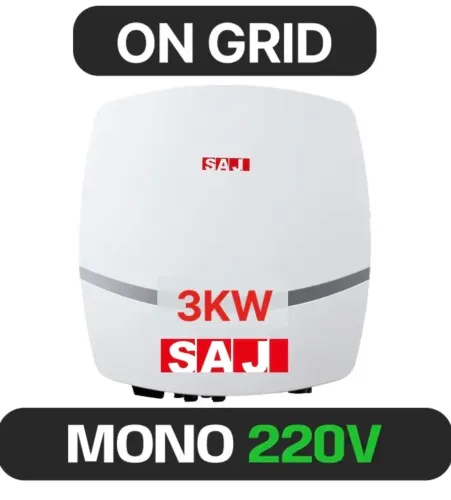 INVERSOR SAJ 3K - ON GRID 100% OVERLOAD - MONOFÁSICO 