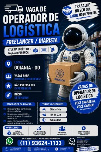 VAGA URGENTE - OPERADOR(A) DE LOGÍSTICA | J&T