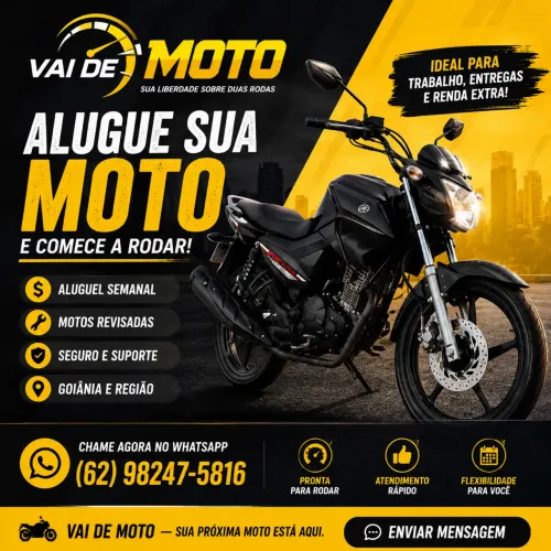 Motos para Plano Aquisição e Aluguel
