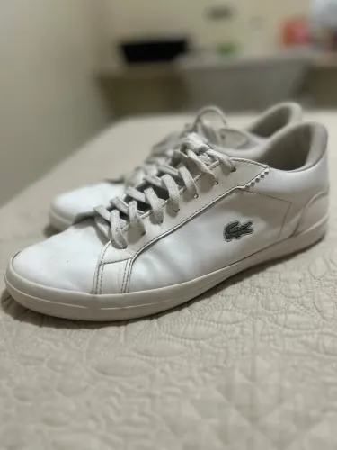 Tênis Lacoste Carnaby Evo Branco Original - Masculino
