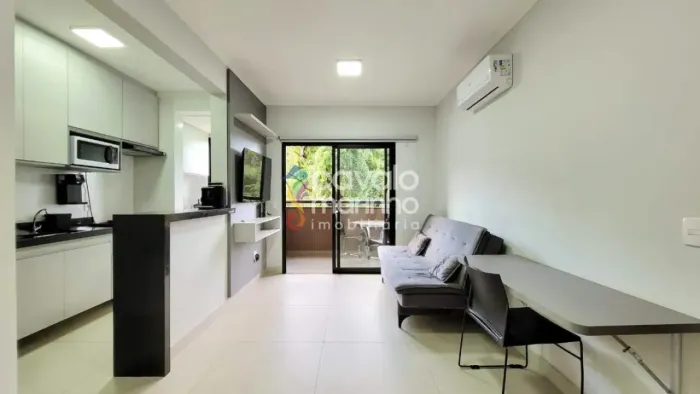Apartamento mobiliado à venda ou para alugar no Edifício Recanto Das Árvores com 1 quarto