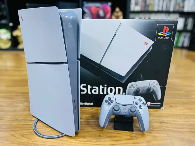 PS5 SLIM EDIÇÃO 30 ANOS JOVO LACRADO 1 ANO DE GARANTIA