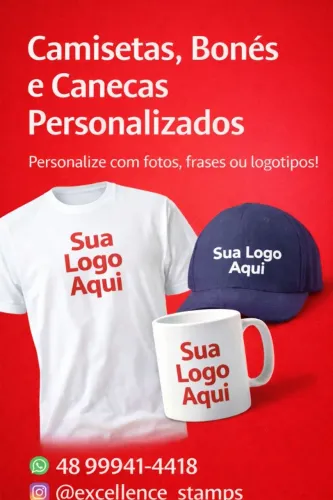 precisando fazer camisetas, bones, ou canecas personalizadas?