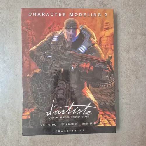LIVRO CHARACTER MODELING 2 D' ARTISTE DIGIGITAL ARTISTAS MASTER CLASS BALLISTIC artes  dig