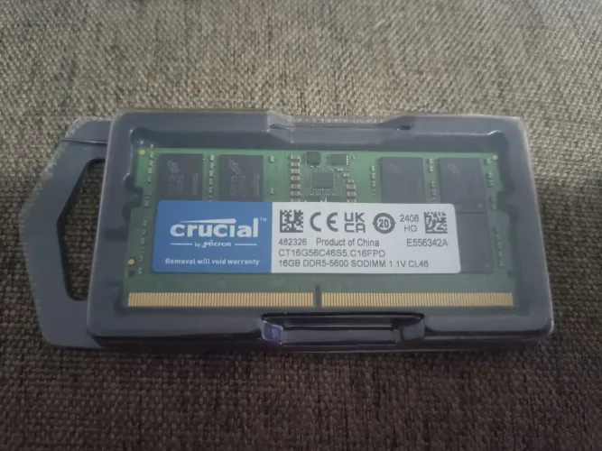 Memória RAM 16GB DDR5 5600mhz Notebook