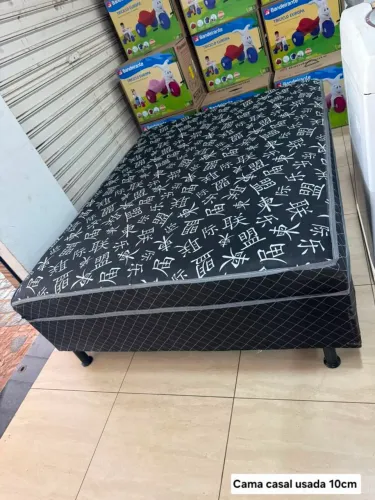 Cama casal usada 10cm - $299,90 a vista 12x 28,53 no cartão de crédito