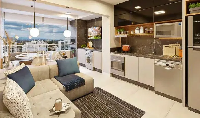 Apartamento com 1 dormitório à venda, 50 m² por R$ 725.000,00 - Jardim das Colinas - São J