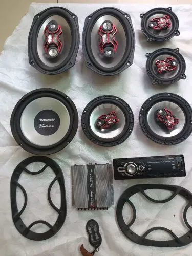 Vendo Excelente Kit de Som Automotivo