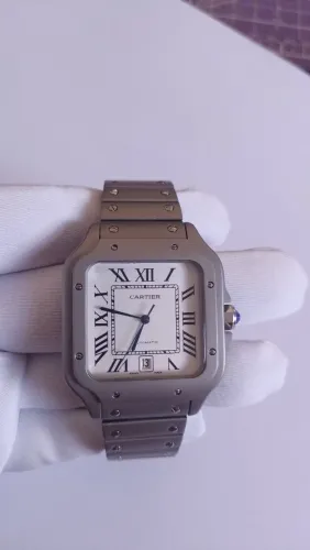 Cartier Santos Titanium automático ( linha Clone )