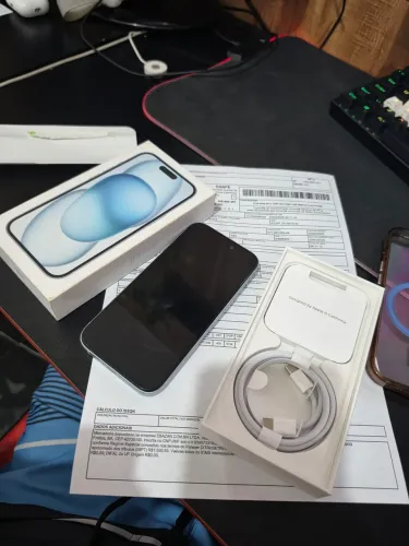 IPhone 15 128gb nota fiscal novo