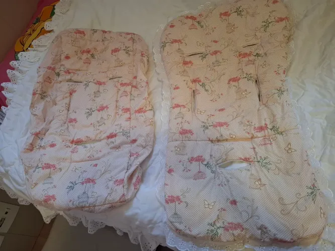Kit Capa bebê conforto + redutor para carrinho de bebê 