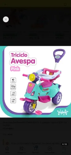 Triciclo usado bem cuidado!