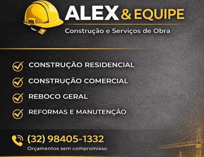Construção, Reformas e Manutenção - Orçamento Grátis