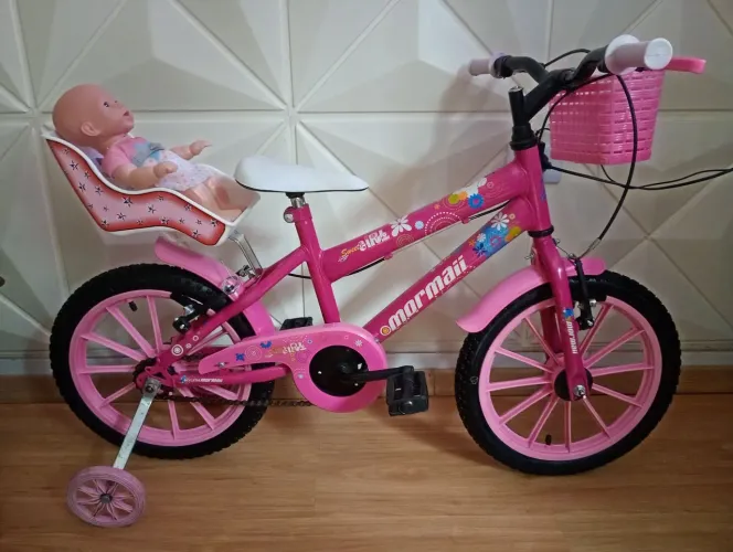 Bicicleta infantil aro 16, aceito cartão