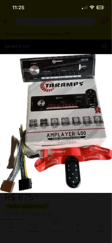 Aparelho de som taramps