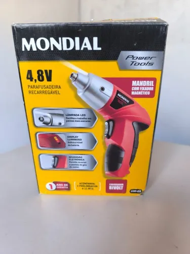 Parafusadeira Mondial 4,8v com Bit's