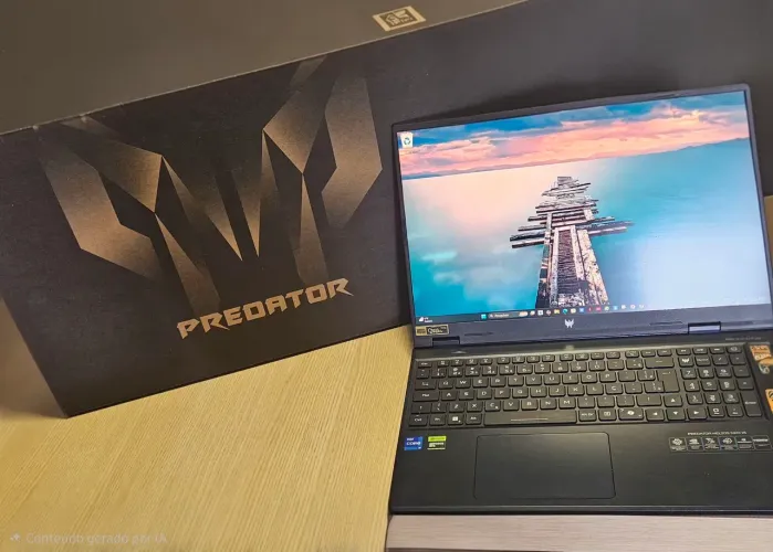 Notebook Acer Predator Helios 16 - 48GB RAM - 512GB SSD - P. Video Nividia 8GB - NA CAIXA