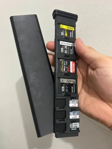 Case para cartão de memória SD e microSD