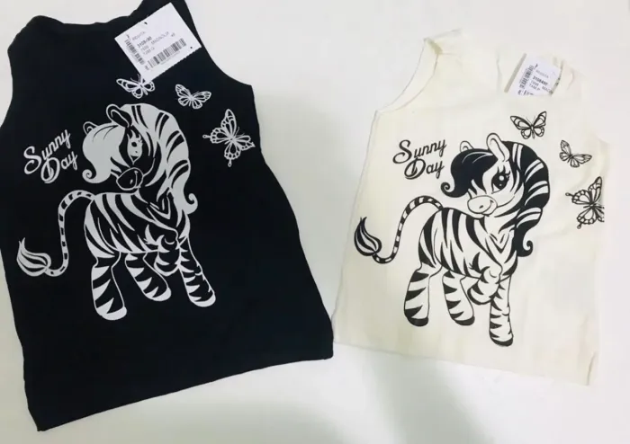 2 Regatas de Bebê P e G Novas