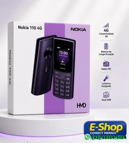 Celular Nokia 110 4G Dual Chip - Entrega Rápida