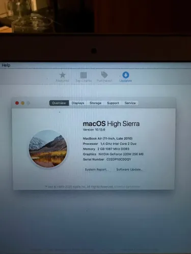 MacBook - versão 10.13.6 - funcionando com carregador original
