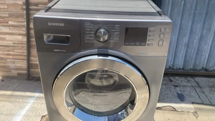MÁQUINA LAVA E SECA SAMSUNG INOX MUITO NOVA MODELO NOVO DOU GARANTIA DE 3 MESES