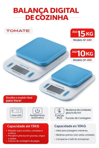 Balança de cozinha 15KG