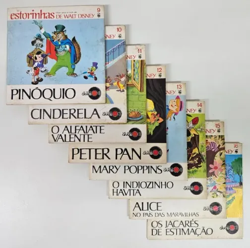 Coleção 'Estorinhas de Walt Disney' - Títulos 9 ao 16 - Anos 70