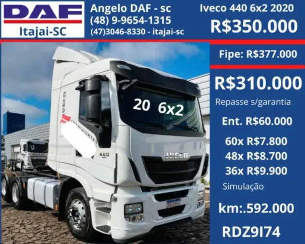 Iveco 440 6x2 2020