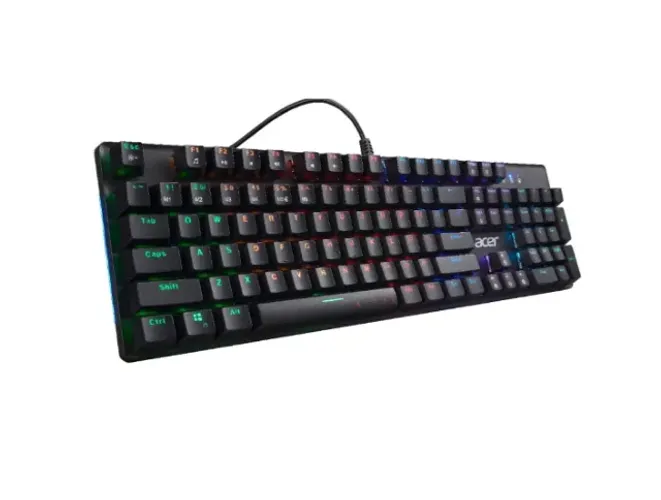 Teclado Mecânico Gamer Acer Nitro RGB Switch Blue