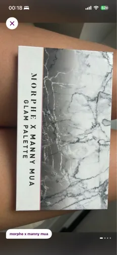 Paleta de sombras importada