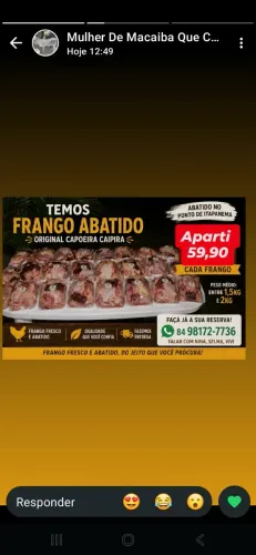 ? Frango Capoeira Original - Direto da Chácara Dona Doura